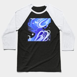 Ocean Wave Splash Baseball T-Shirt